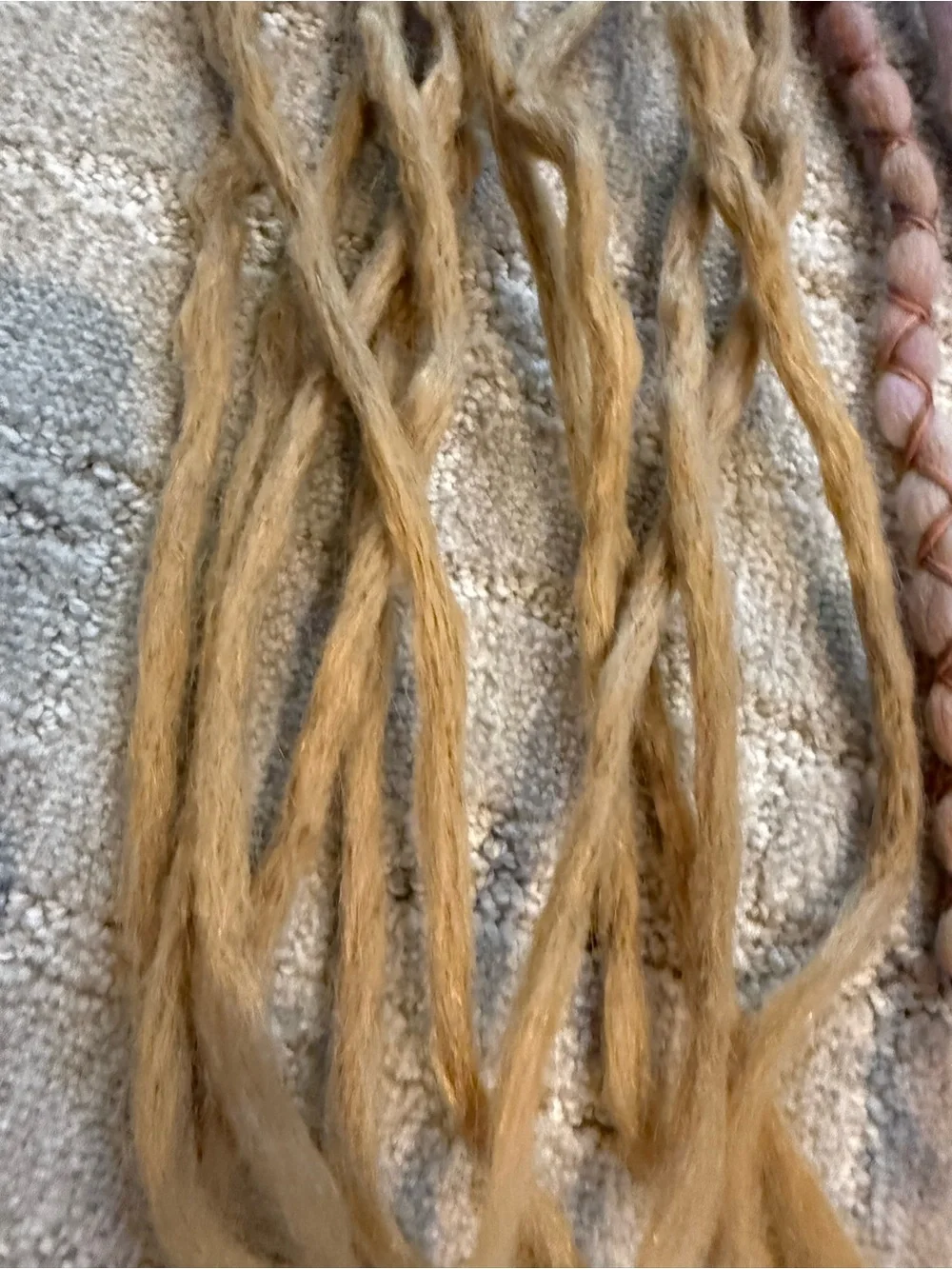 Free People Blonde & Pastel Braided Hair Extensions